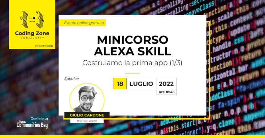 Minicorso Alexa Skill: costruiamo la prima app