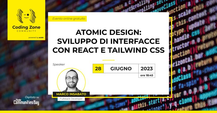 Atomic Design: Sviluppo di interfacce con React e Tailwind CSS