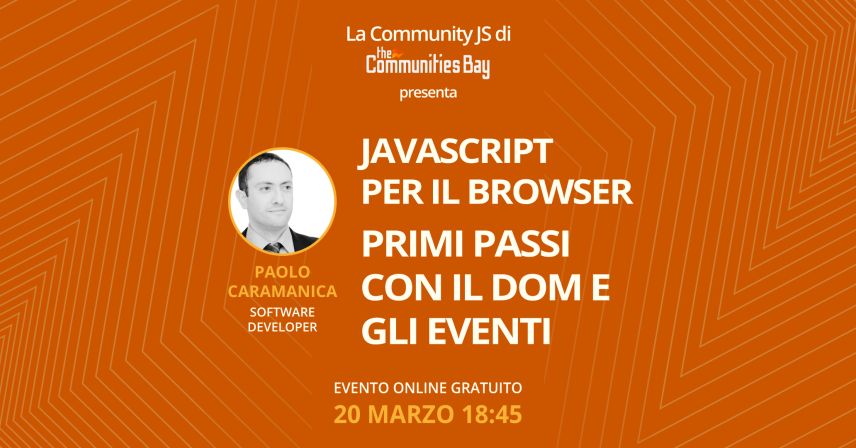 JavaScript per il Browser: primi passi con il DOM e gli eventi